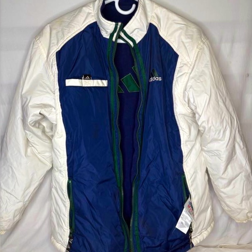 Vintage Adidas Men's Reversible Jacket Size Large
